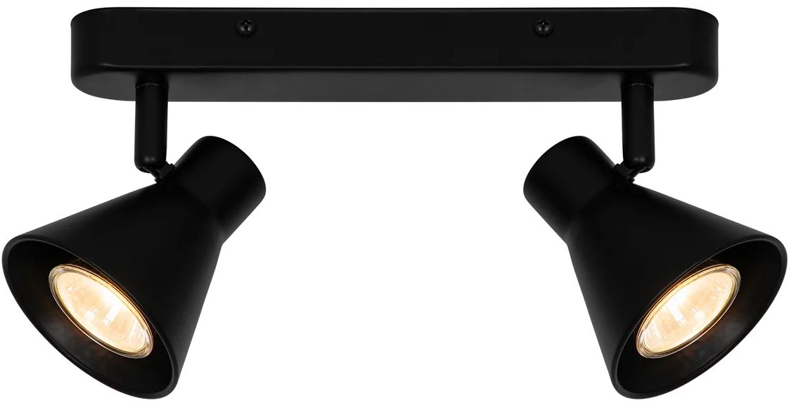 Nordlux Eik lampa podsufitowa 2x35W czarna 45770103