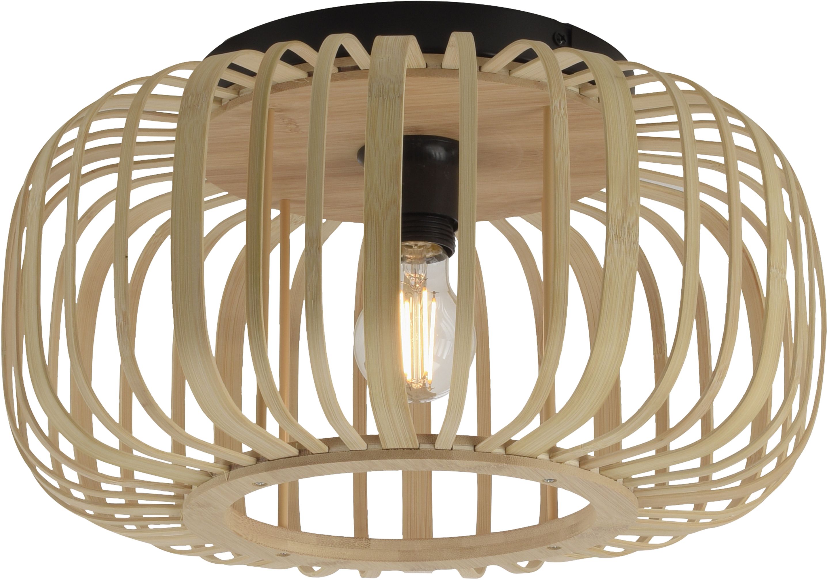 Just Light Racoon lampa podsufitowa 1x40W drewno 11412-79