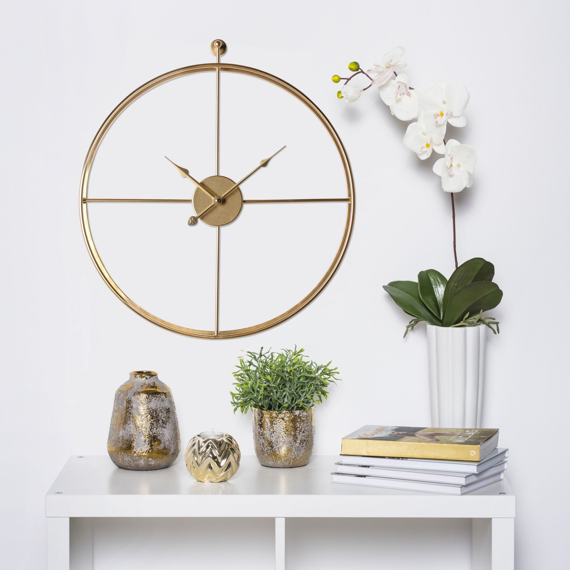 Splendid Encore zegar ścienny złoty AZ-ENCORE