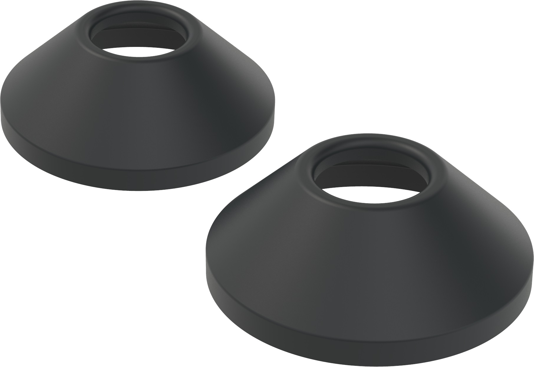 Oras rozety do baterii 70 mm komplet czarny mat 203534-33/2