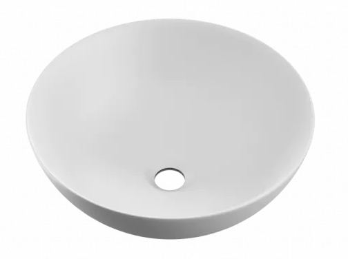 Excellent Luqa umywlka 40 cm nablatowa okrągła biały mat CEAC.6401.400.WHM
