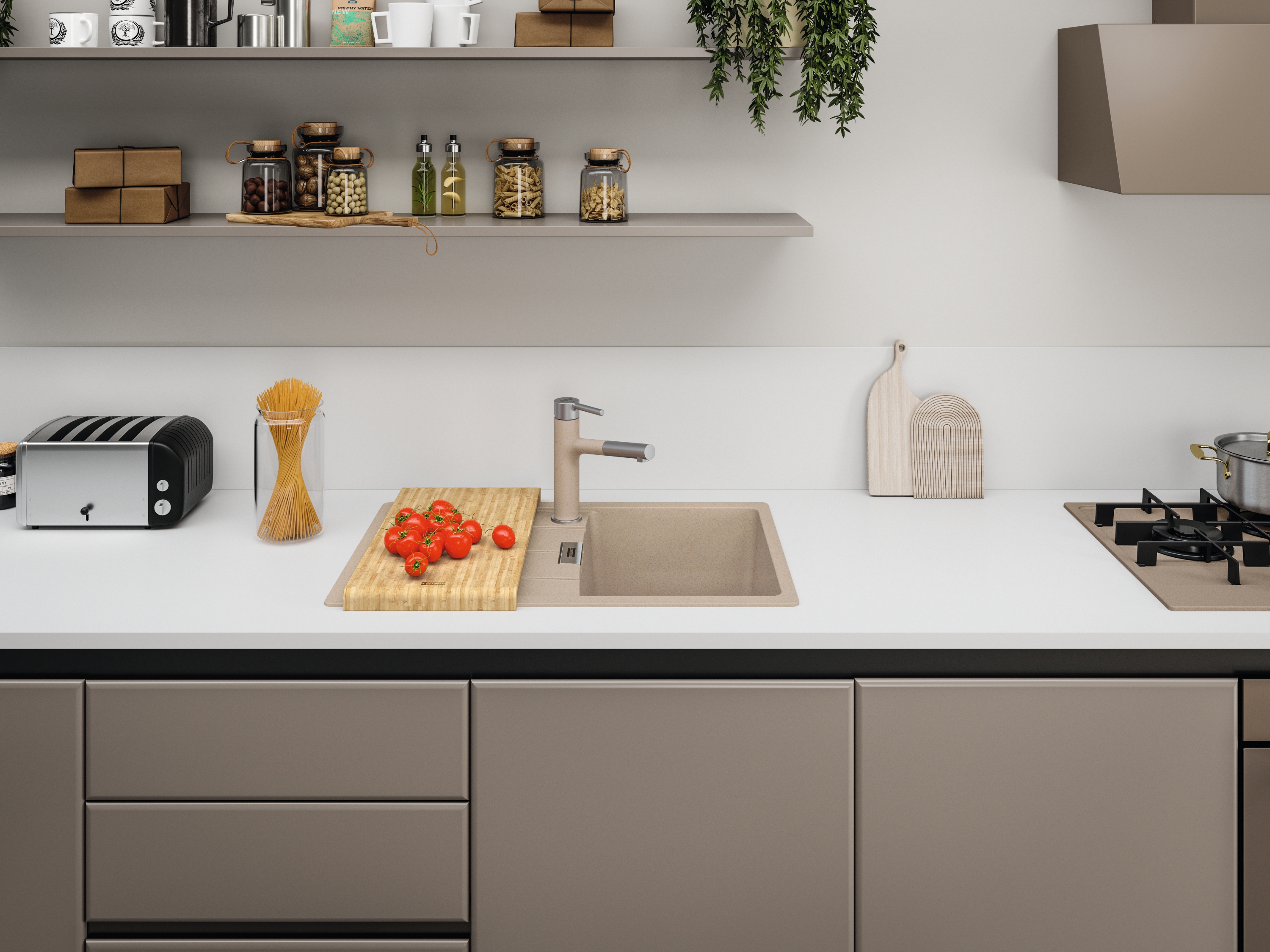 Franke Centro CNG 611-78 GSC zlewozmywak 78x50 cm Fragranite beżowy 114.0687.319