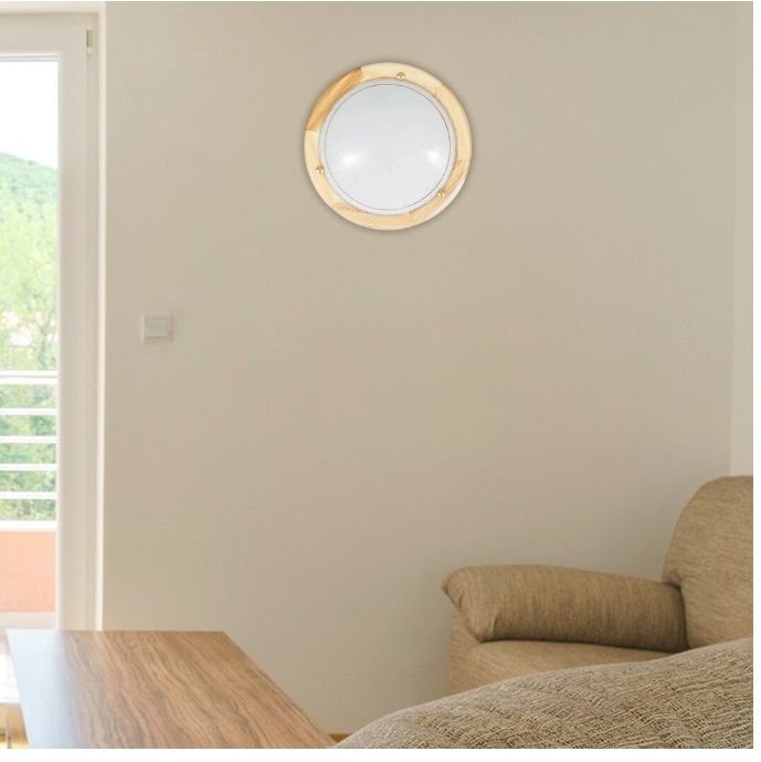 Rabalux Ufo plafon 1x60 W drewno 5411