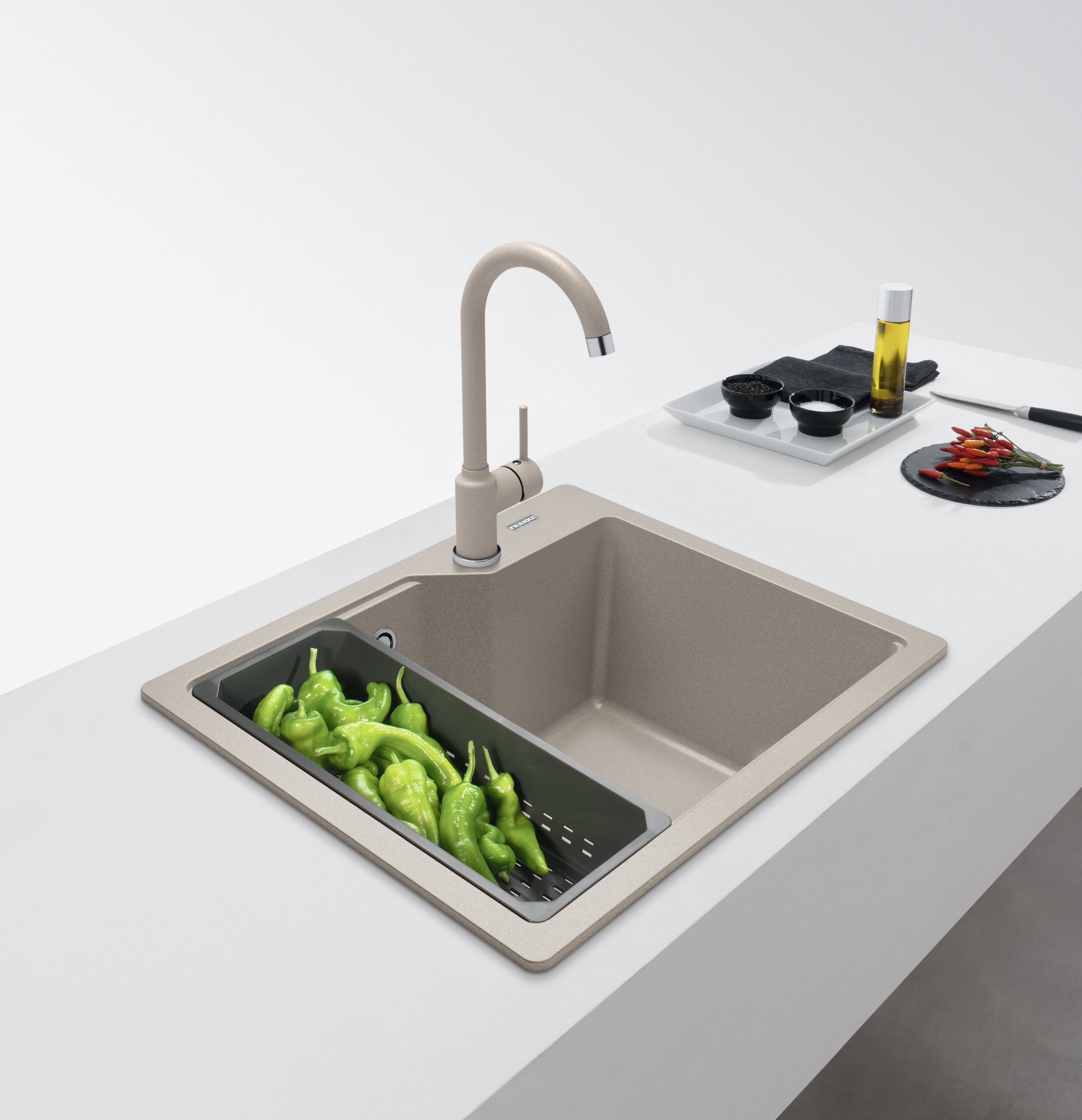 Franke Urban UBG 610-50 GSC zlewozmywak 56x50 cm Fragranite orzechowy 114.0687.260