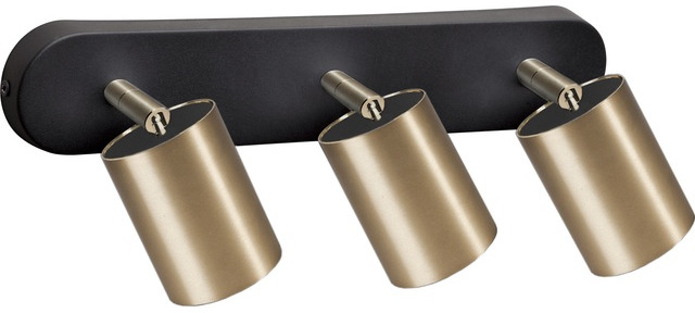Nowodvorski Lighting Eye Spot Brass III kinkiet 3x10W mosiądz/czarny 8818