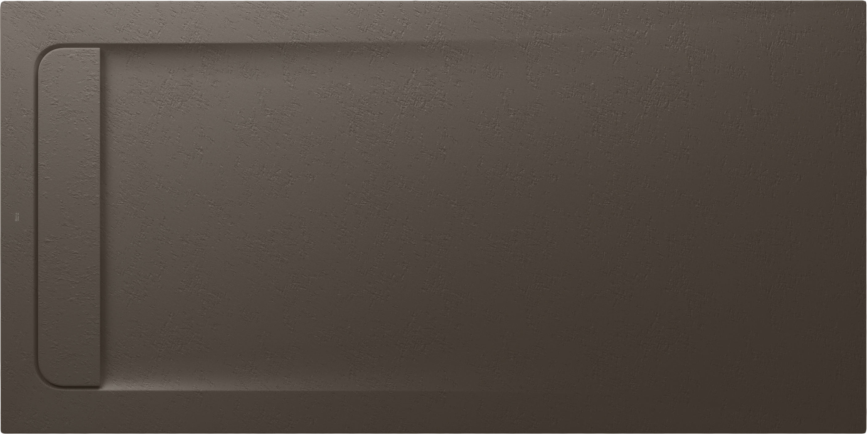 Roca Aquos brodzik 160x80 cm prostokątny kompozyt Stonex cafe AP60164032001660