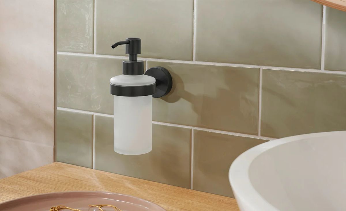 Tesa Moon dozownik do mydła 200 ml czarny 40565-00000-00