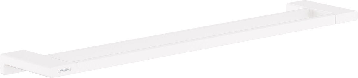 Hansgrohe AddStoris wieszak na ręcznik 64,8 cm drążek podwójny biały mat 41743700