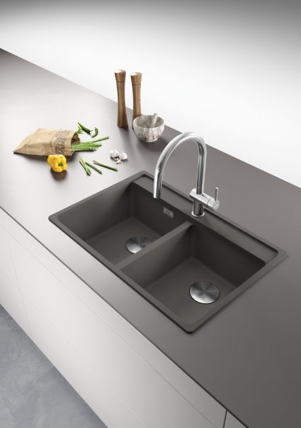 Franke Maris zlewozmywak granitowy 76x51 cm łupkowy szary 114.0716.341