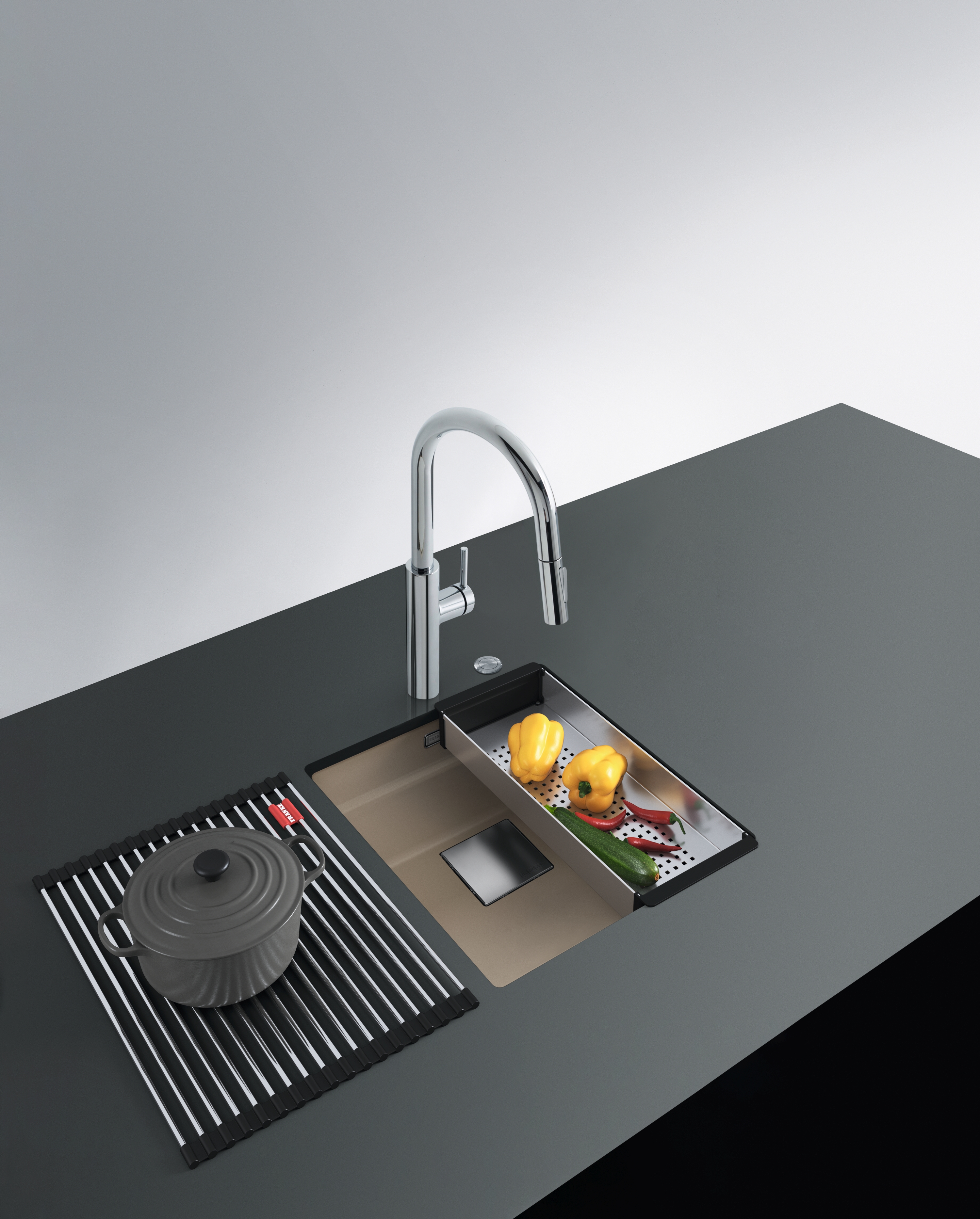 Franke Kanon KNG 110-37 zlewozmywak 37x42 cm Fragranite cappuccino 125.0528.629