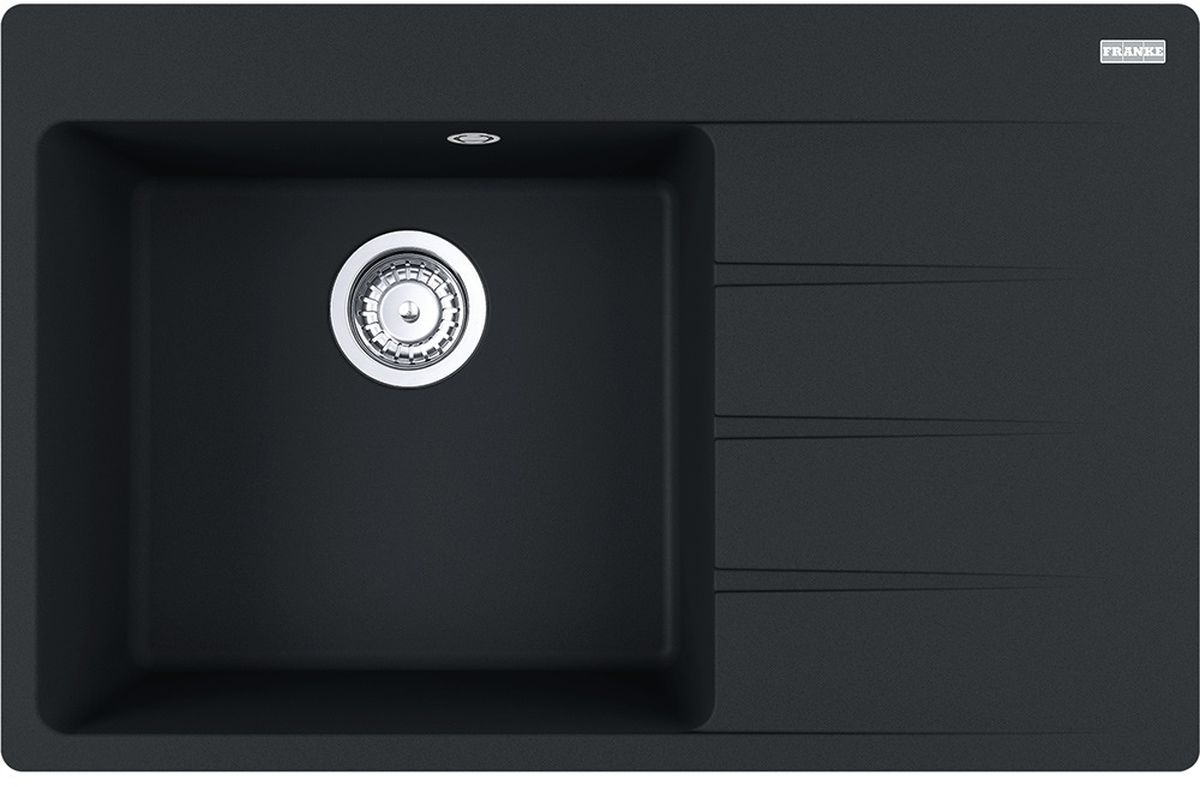 Franke Centro 611-78 TL zlewozmywak 78x50 cm Fragranite czarny mat 114.0633.145
