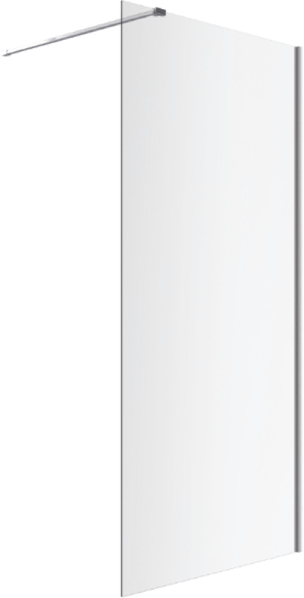 Excellent Vidoq Walk-in ścianka prysznicowa 80 cm chrom/szkło przezroczyste KAEX.1506.K.800.CR - Wysyłka w 24h