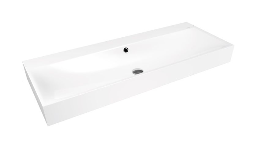 Kaldewei Silenio umywalka 120x46 cm ścienna prostokątna model 3046 biała 904506013001
