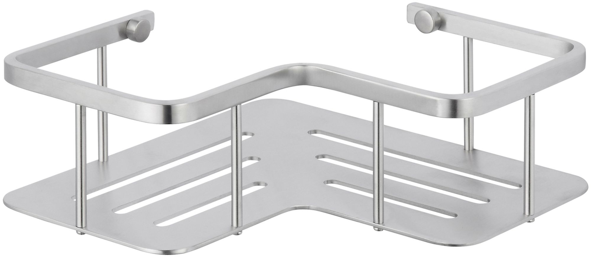 Stella koszyk łazienkowy ścienny stal szczotkowana 16.060-SB