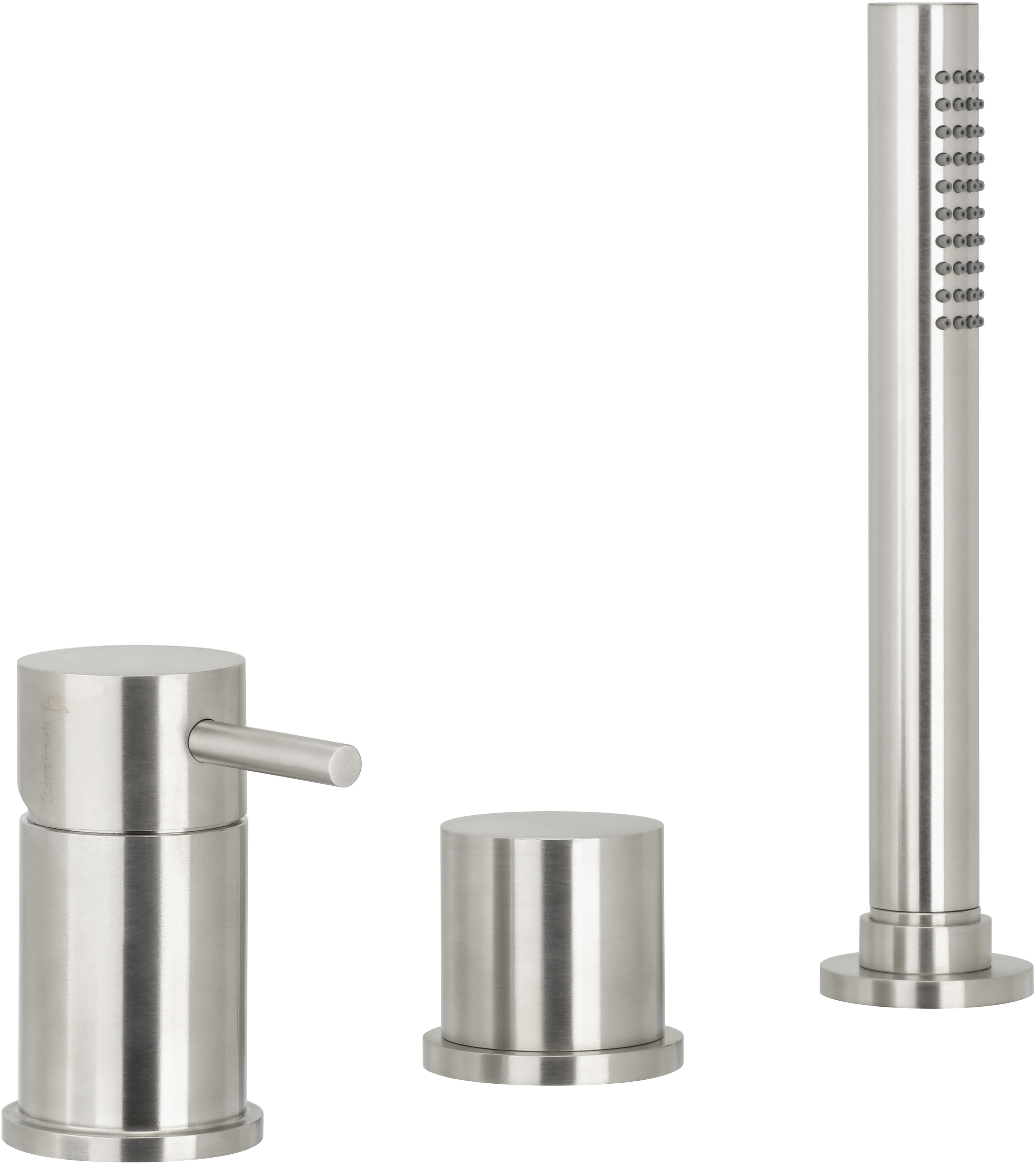 Herzbach Deep iX bateria wannowo-prysznicowa stal szczotkowana 28.220250.2.09