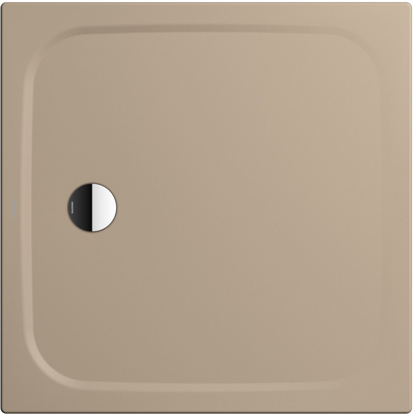 Kaldewei Cayonoplan brodzik 80x80 cm kwadratowy model 2251-5 z obniżonym nośnikiem styropianowym warm beige 40 361147980662
