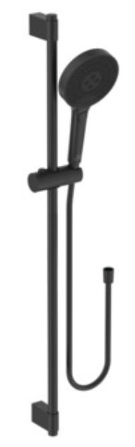 Ideal Standard Idealrain Solos zestaw prysznicowy ścienny czarny A7898XG