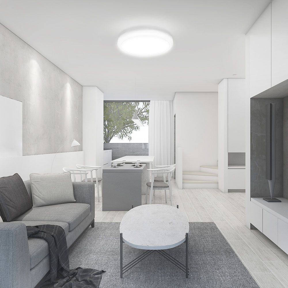 V-TAC plafon 1x18 W biały 76601