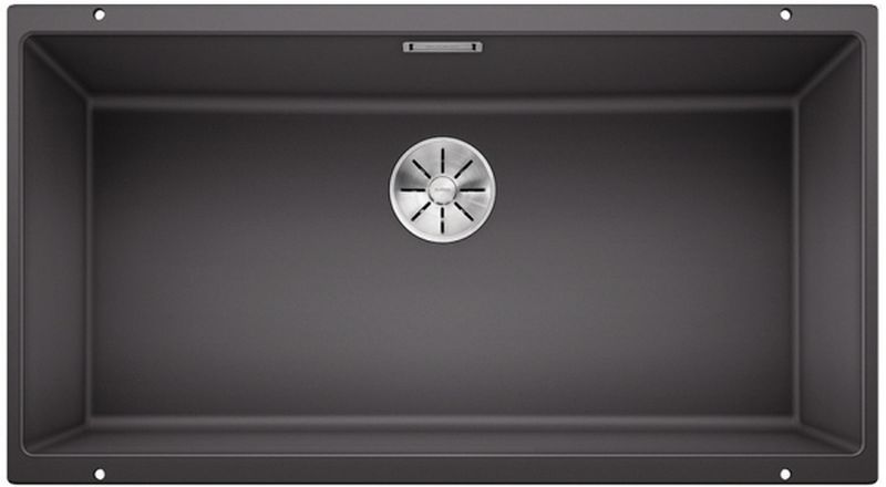Blanco Subline 800-U zlewozmywak granitowy 80x40 cm szary/grafitowy/onyx 523142