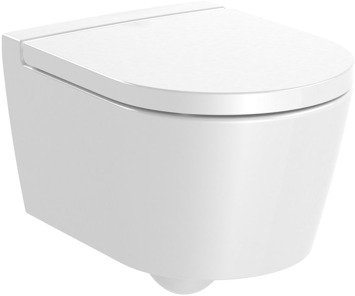 Roca Inspira miska WC wisząca bez kołnierza biały A346528S00 - Wysyłka w 24h