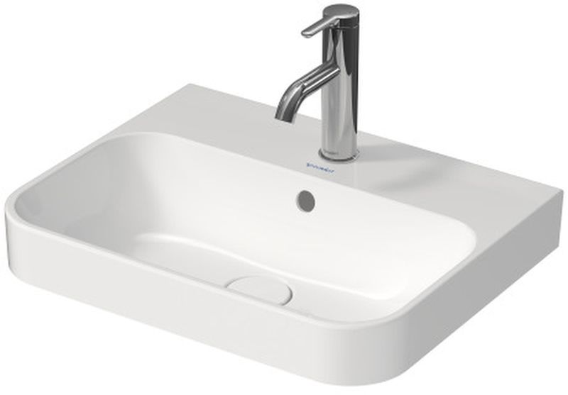 Duravit Happy D.2 umywalka 50x40 cm prostokątna nablatowa biała 23605000001