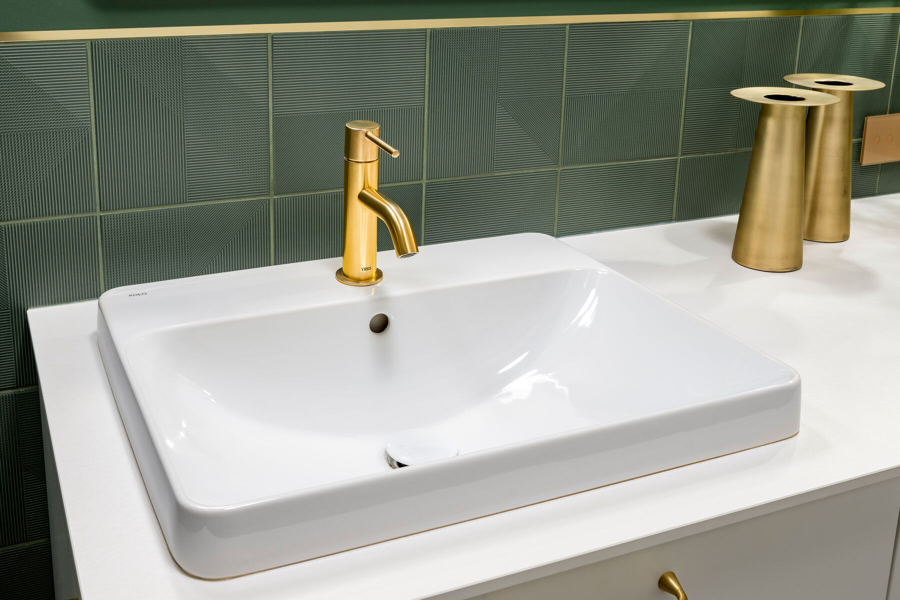 Geberit Variform umywalka 55x45 cm wpuszczana prostokątna biała 500.741.01.2 - Wysyłka w 24h