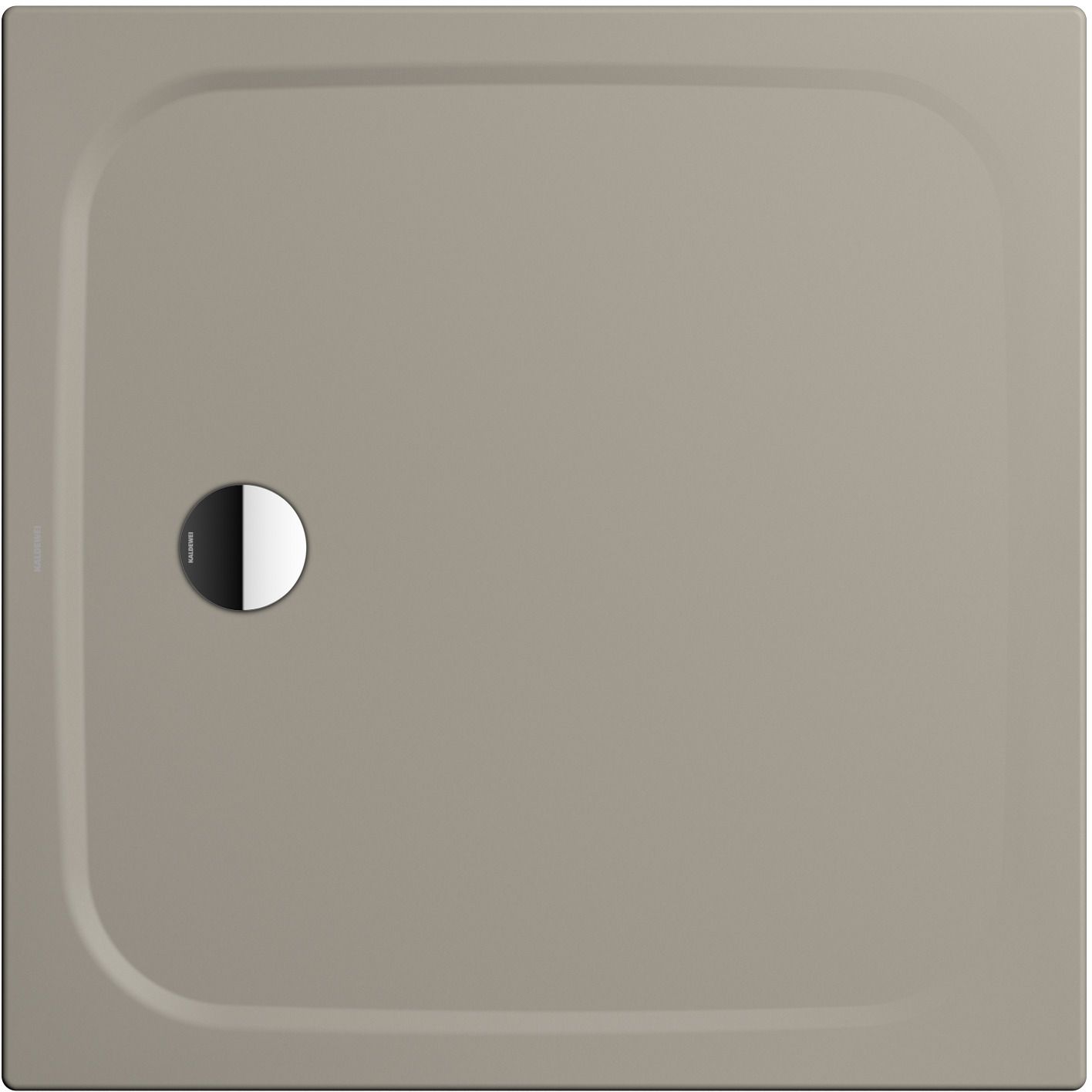 Kaldewei Cayonoplan brodzik 80x80 cm kwadratowy model 2251-5 z obniżonym nośnikiem styropianowym warm grey 50 361147980670
