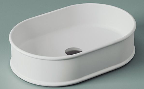 Art Ceram Atelier umywalka nablatowa 60x40 cm biała ATL00201;00 - Wysyłka w 24h