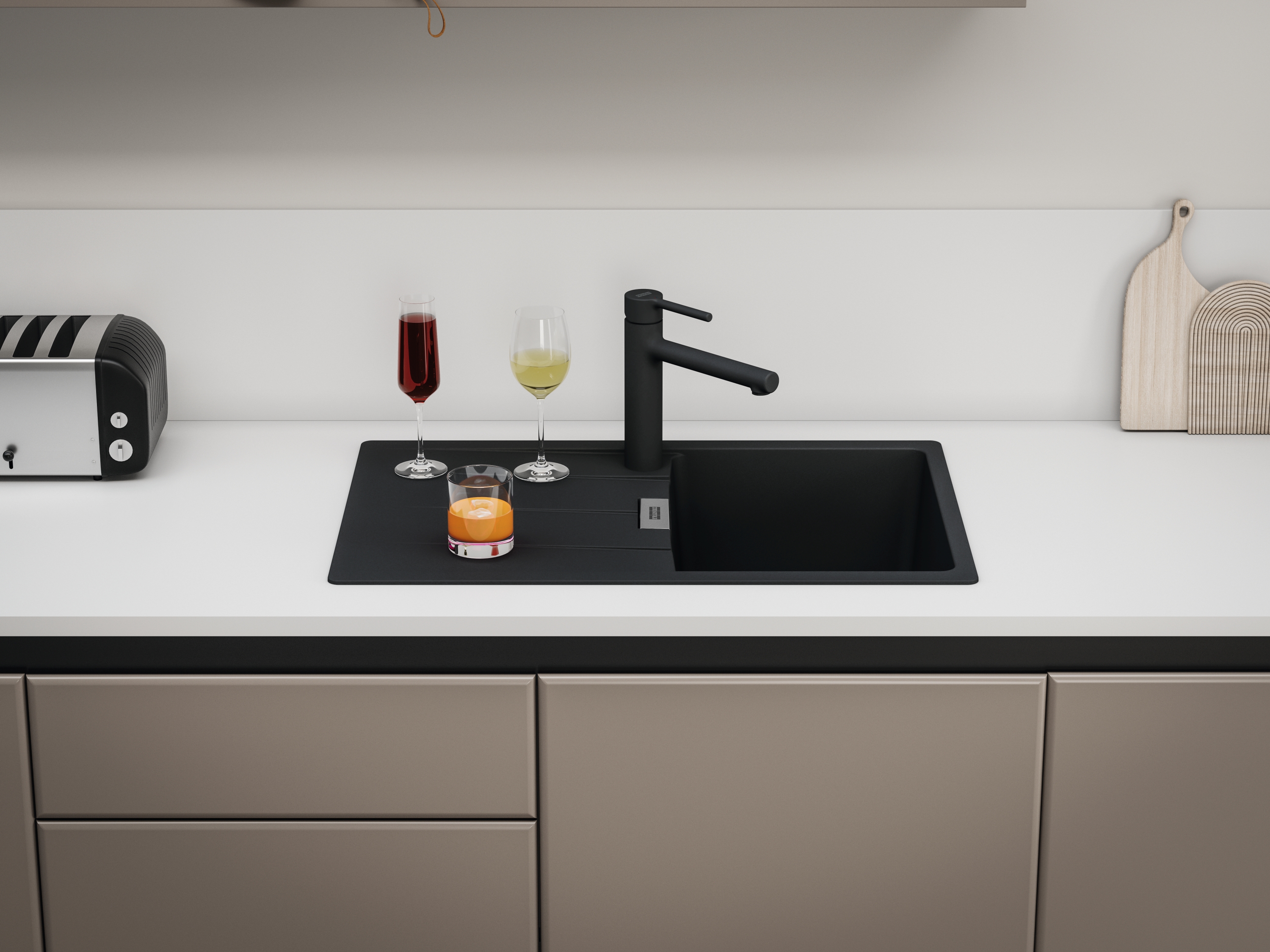 Franke Centro CNG 611-78 GSC zlewozmywak 78x50 cm Fragranite czarny mat 114.0687.318