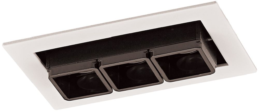 Italux Harper lampa do zabudowy 3x6 W czarna SL74113/6W S-WH