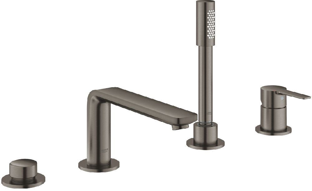 Grohe Lineare bateria wannowo-prysznicowa nawannowa Brushed Hard Graphite 19577AL1