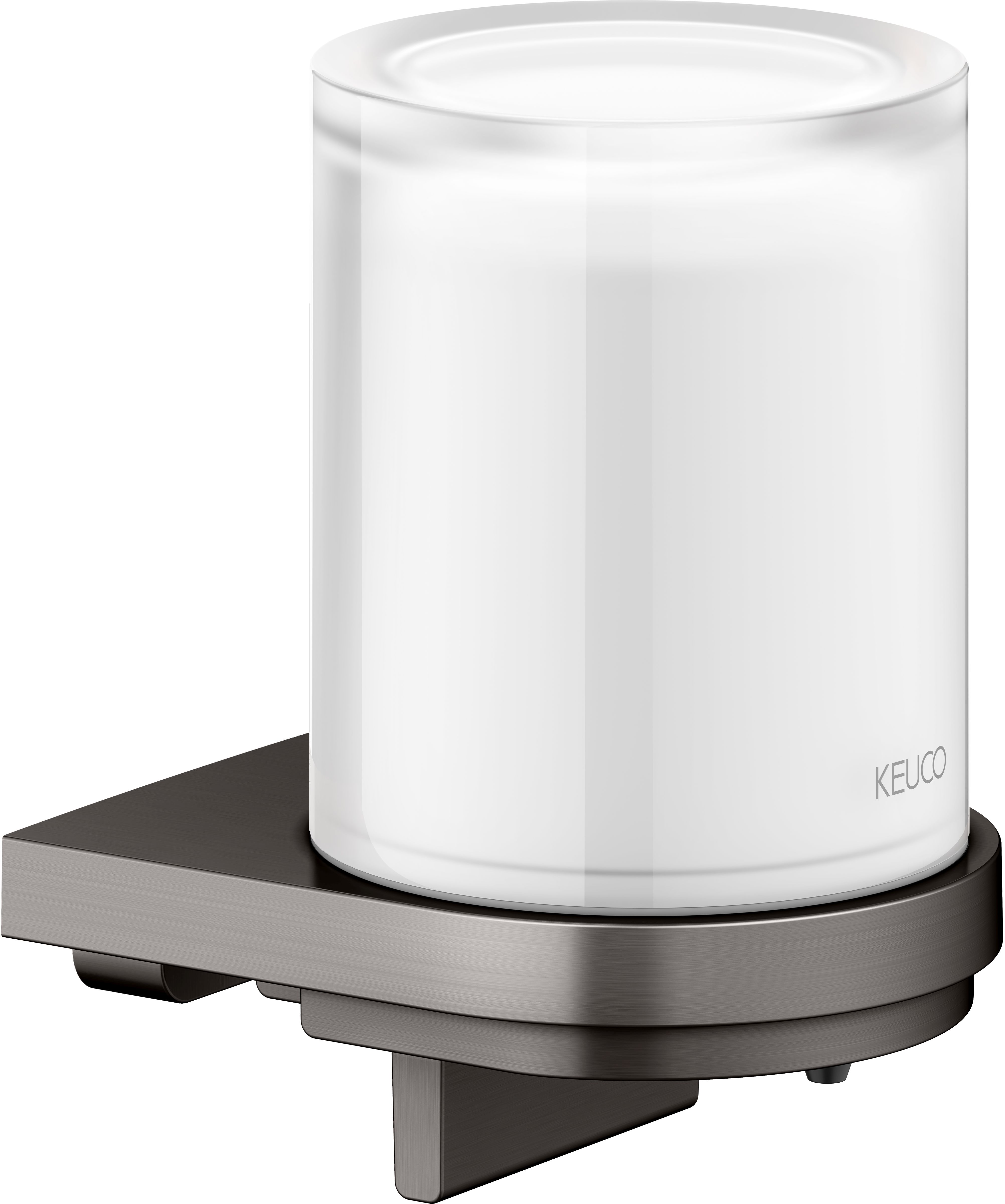 Keuco Collection Moll dozownik do mydła 180 ml ścienny tytan czarny szczotkowany 12752359000