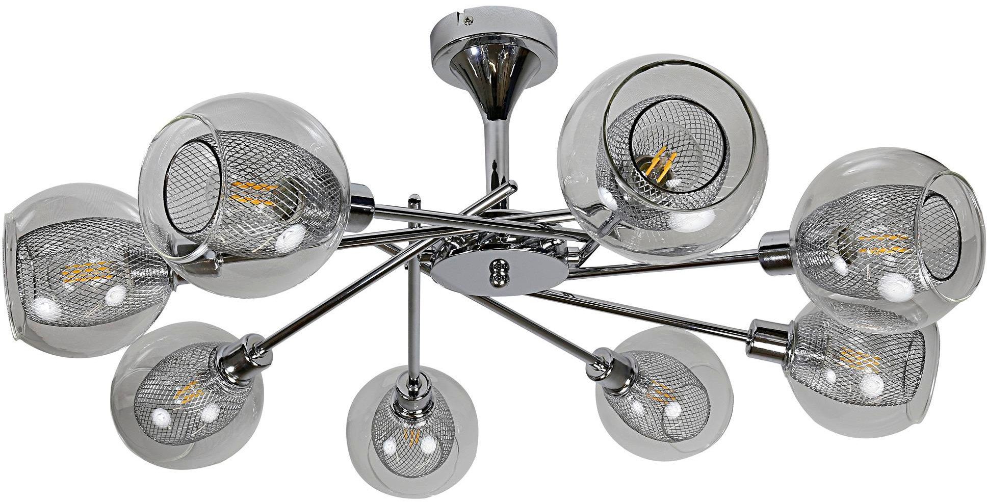 Candellux Ozzo lampa podsufitowa 8x40W chrom 38-72283