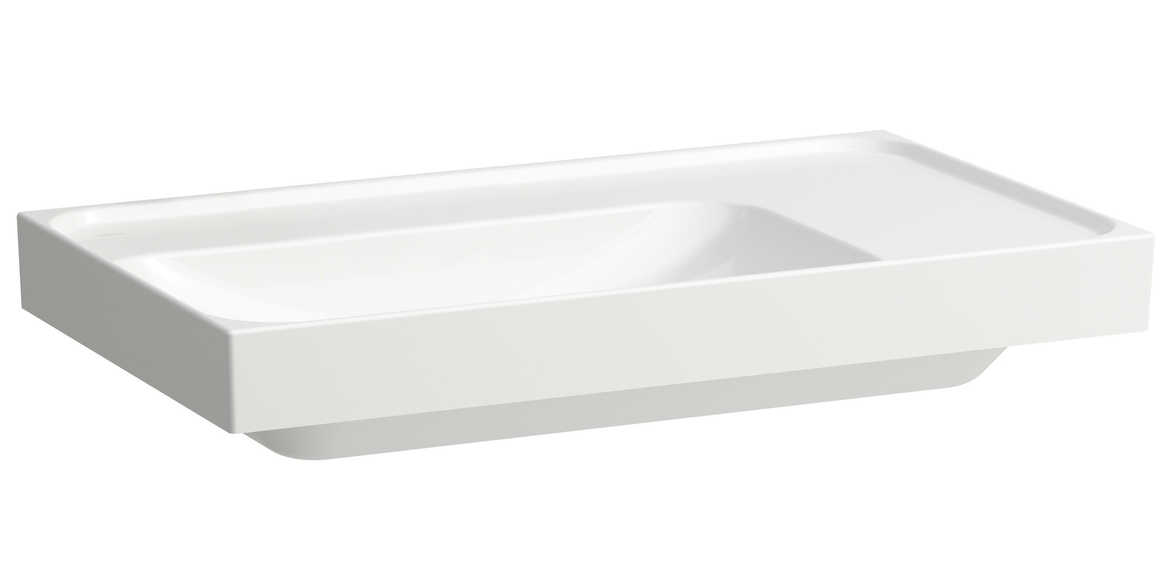 Laufen Meda umywalka 80x46 cm prostokątna ścienna-meblowa biała H8171164001091