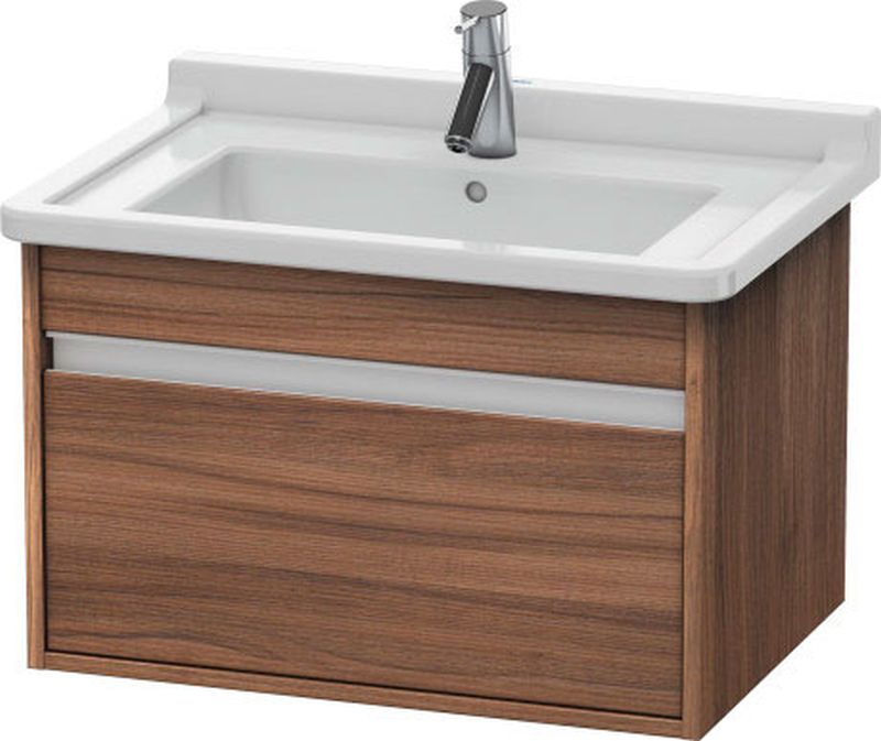 Duravit Ketho szafka 80 cm podumywalkowa wisząca orzech naturalny KT666407979