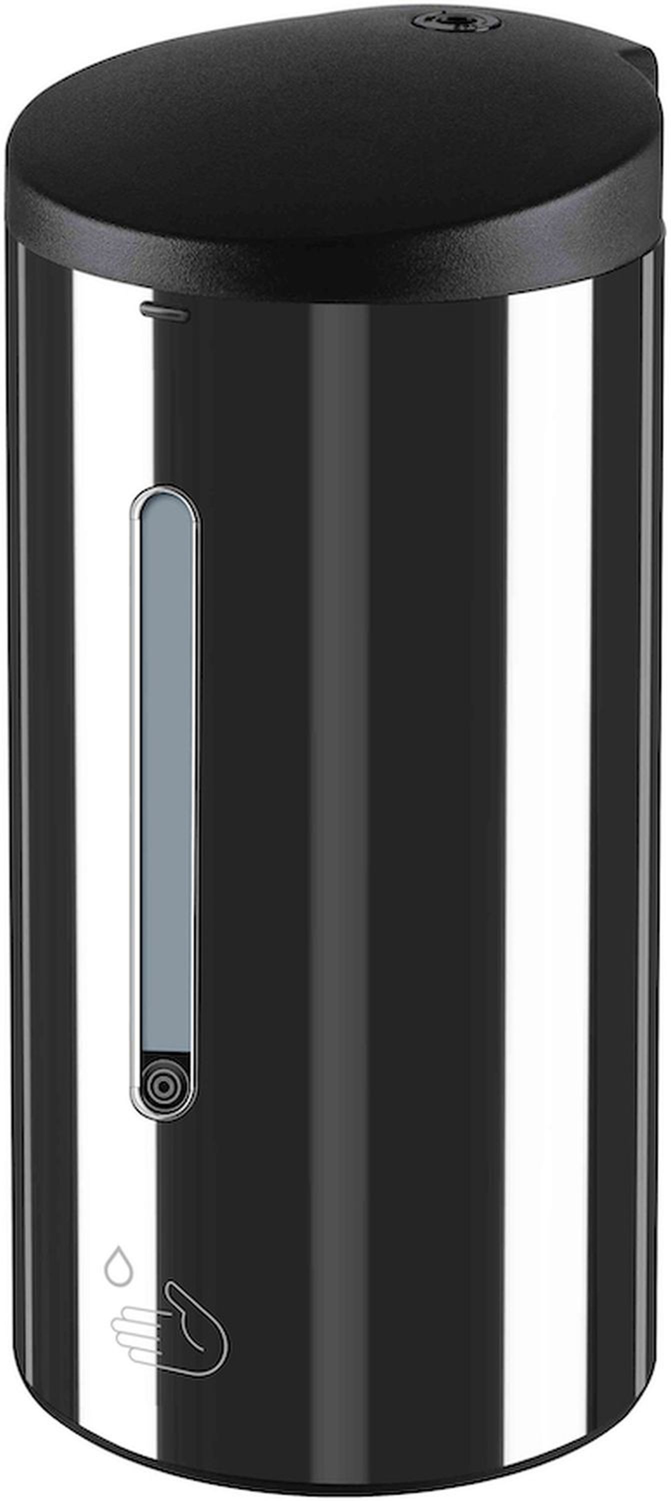 Stella dozownik do środków dezynfekcyjnych i mydła 700 ml ścienny automatyczny czarny 17.501-BM