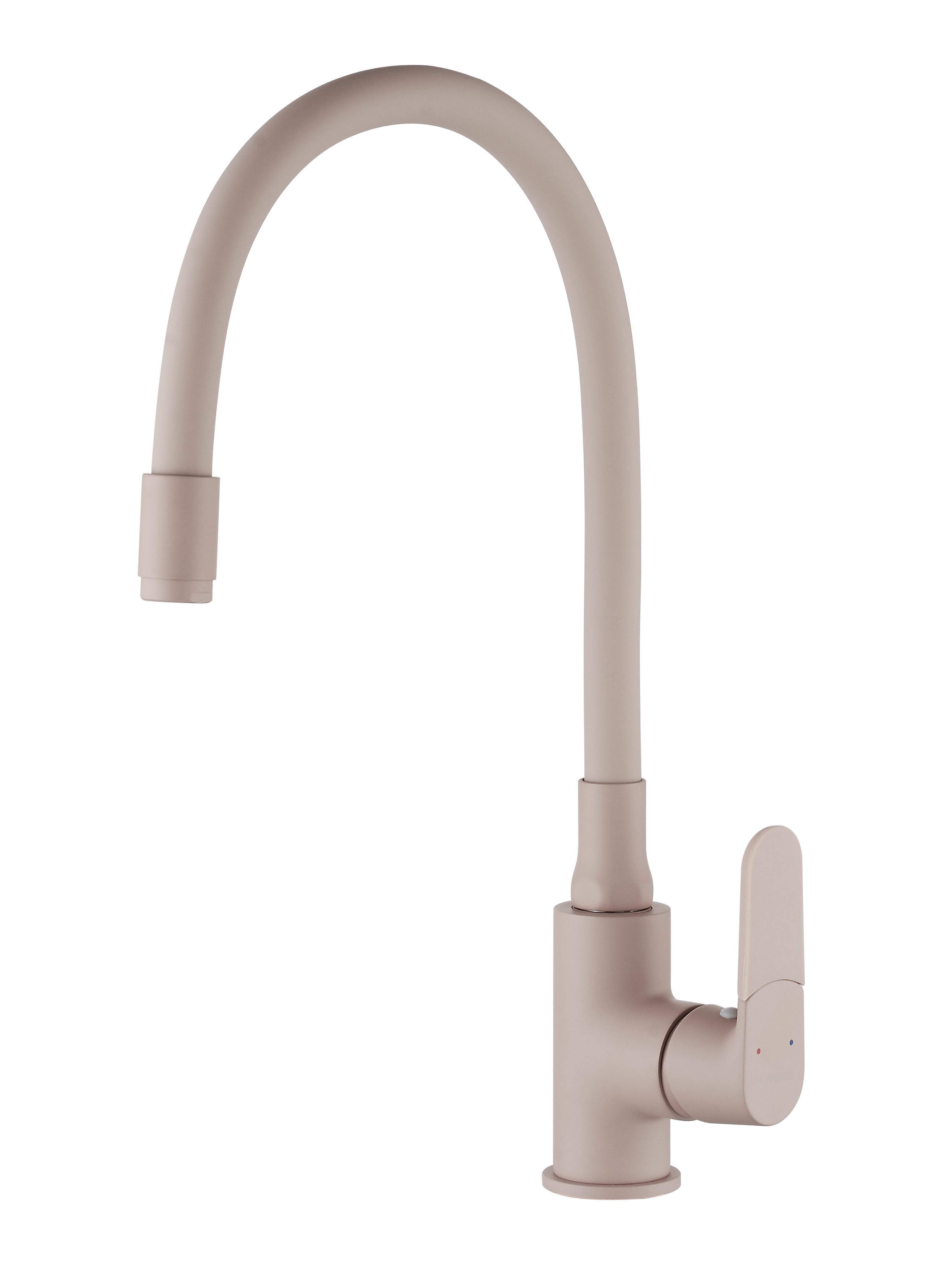 Invena Joga Plus bateria kuchenna z elastyczną wylewką beżowa BZ-32-P03