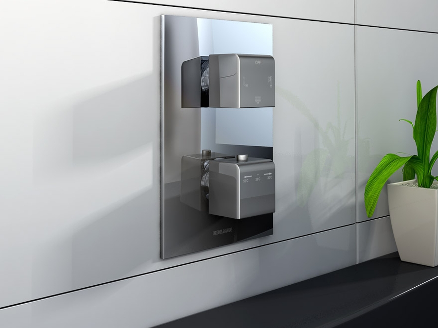 Kohlman Excelent bateria prysznicowa podtynkowa termostatyczna chrom QW431H