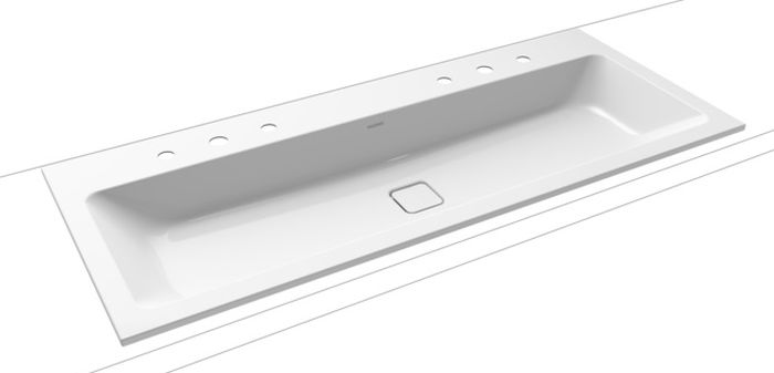 Kaldewei Cono umywalka 120x50 cm wpuszczana prostokątna model 3082-D biała 901806053001