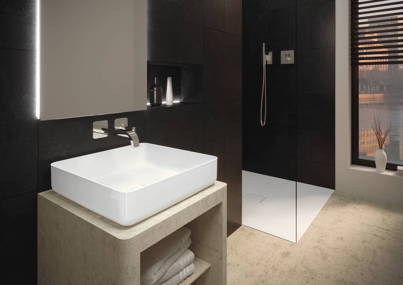 Kaldewei Miena umywalka nablatowa 40 cm kwadratowa model 3184 stalowa biała 909506003001