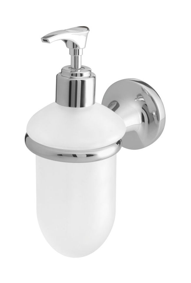 Bisk Ontario dozownik do mydła 250 ml ścienny chrom 00209 - Wysyłka w 24h