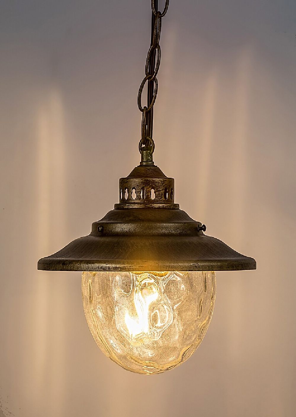 Rabalux Barcelona lampa wisząca zewnętrzna 1x60 W złota 8678