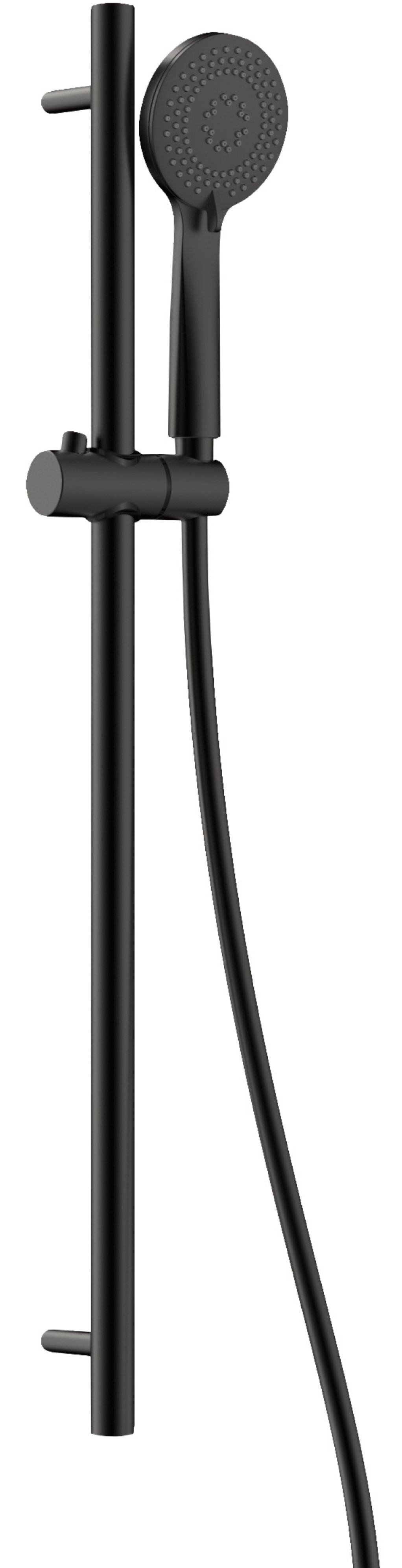 Deante Arnika zestaw prysznicowy z drążkiem czarny mat NQAN51K