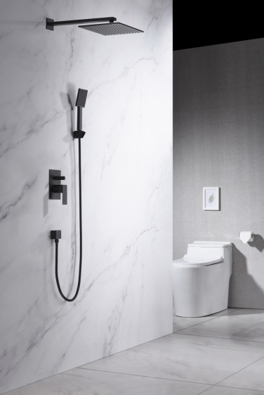 Blue Water Toronto zestaw prysznicowy podtynkowy czarny mat TOR-ZKP.150CZARNYMAT