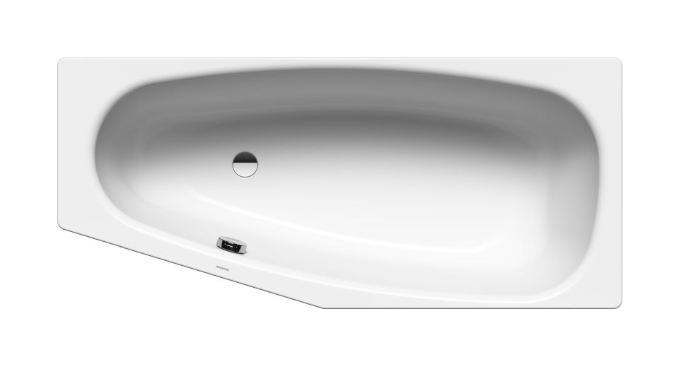 Kaldewei Mini wanna narożna 157x75/50 cm lewa model 832 z powierzchnią uszlachetnioną biała 224800013001