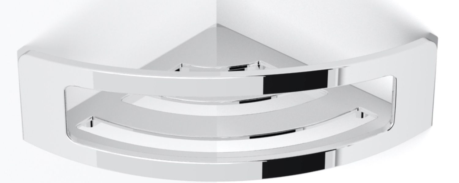 Stella koszyk łazienkowy ścienny narożny chrom 16.032