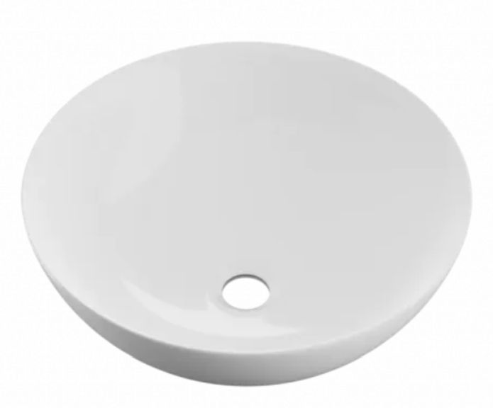 Excellent Luqa umywlka 40 cm nablatowa okrągła biały połysk CEAC.6401.400.WH