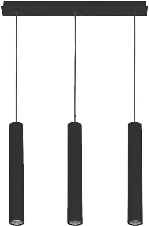 Nowodvorski Lighting Eye lampa wisząca 3x10 W czarna 7862