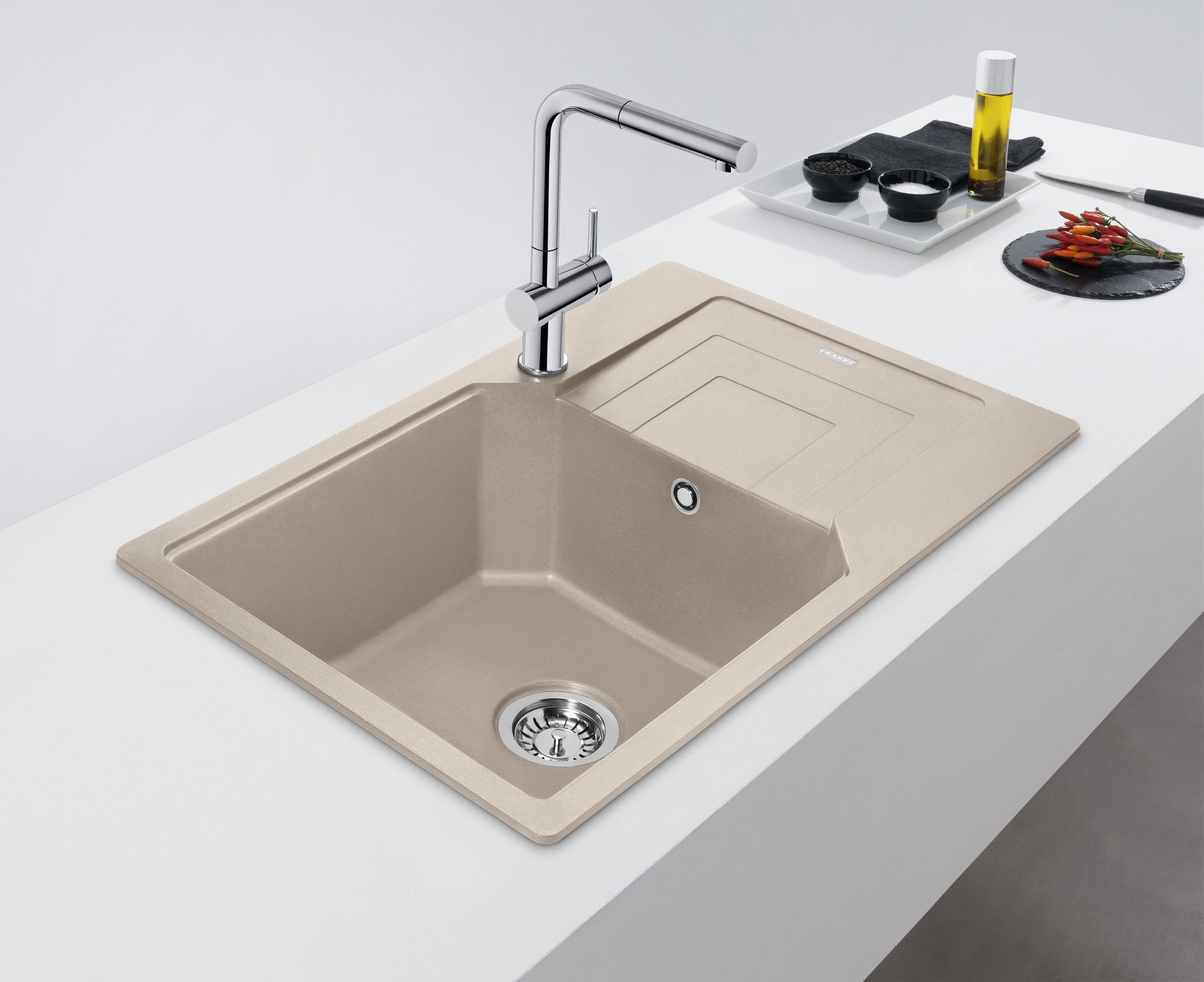 Franke Urban UBG 611-62 GSC zlewozmywak 62x50 cm Fragranite orzechowy 114.0687.262