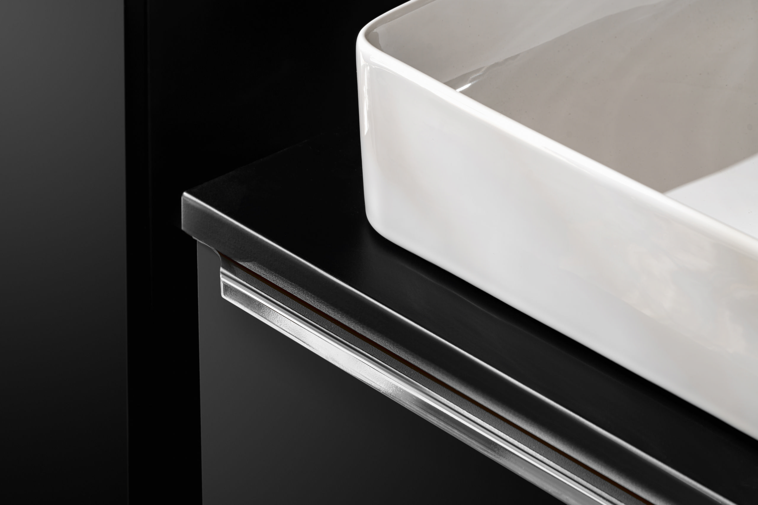 Comad Santa Fe Black szafka 80x46x45,6 cm podumywalkowa wisząca czarna SANTA FE BLACK 82-80-B-2S